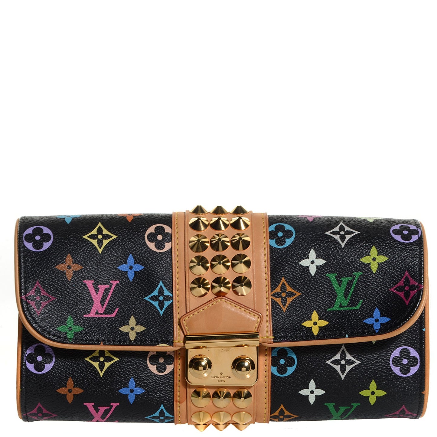 Monogram Multicolor Courtney Clutch Black