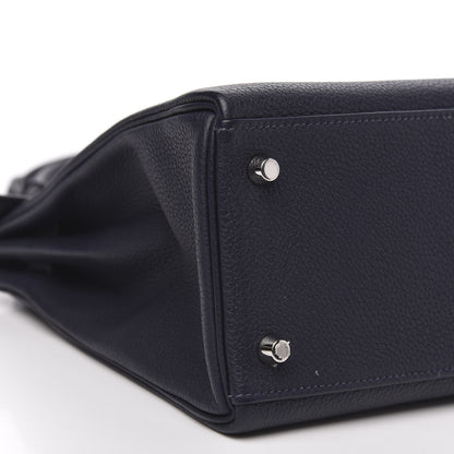 Hermes Togo Kelly Retourne 28 Bleu Nuit 8 of 10