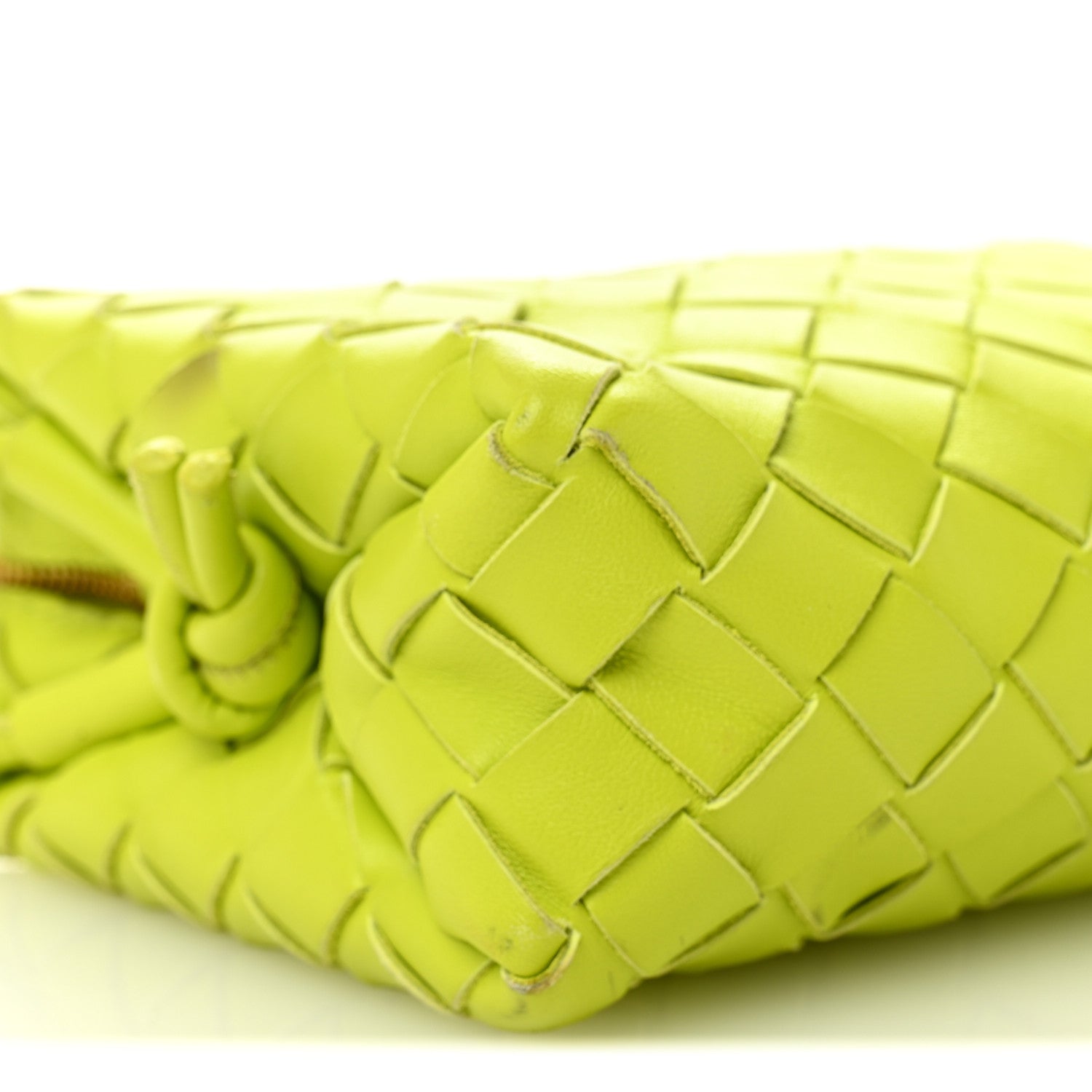 Bottega Veneta Nappa Intrecciato Mini Loop Camera Bag Acid Kiwi 8 of 9