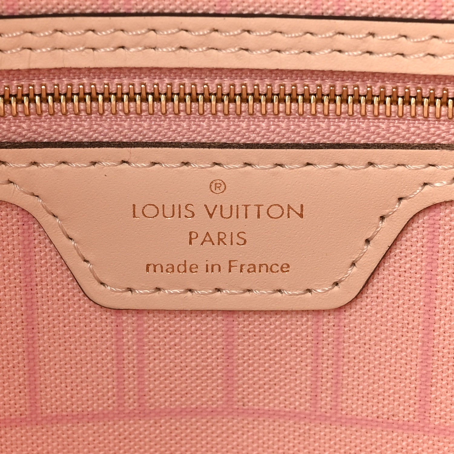 Louis Vuitton Damier Azur Braided Neverfull MM Pink 7 of 10