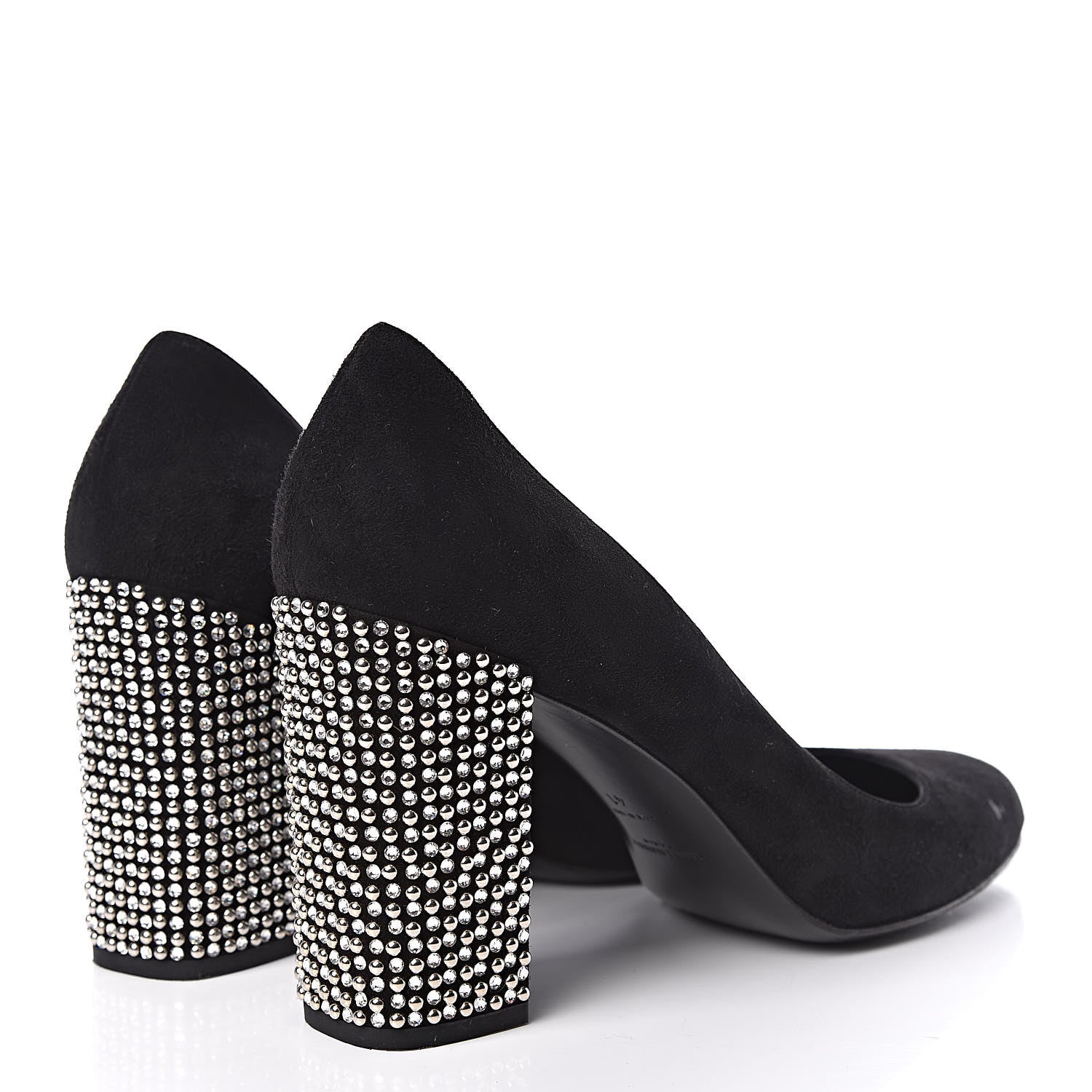 Saint Laurent Kid Scamosciato Babies 90 Pumps 41 Black 4 of 14
