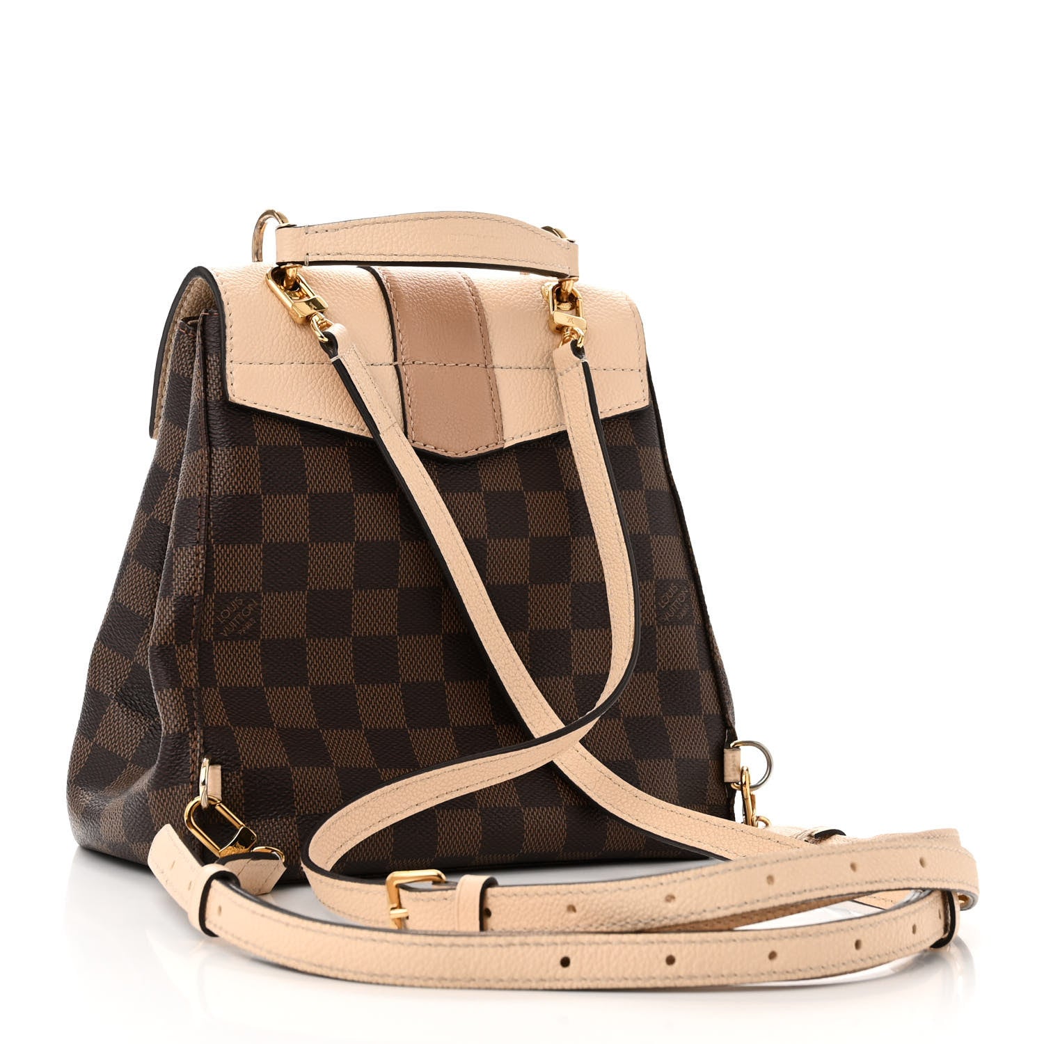 Louis Vuitton Damier Ebene Clapton Backpack Creme 3 of 11