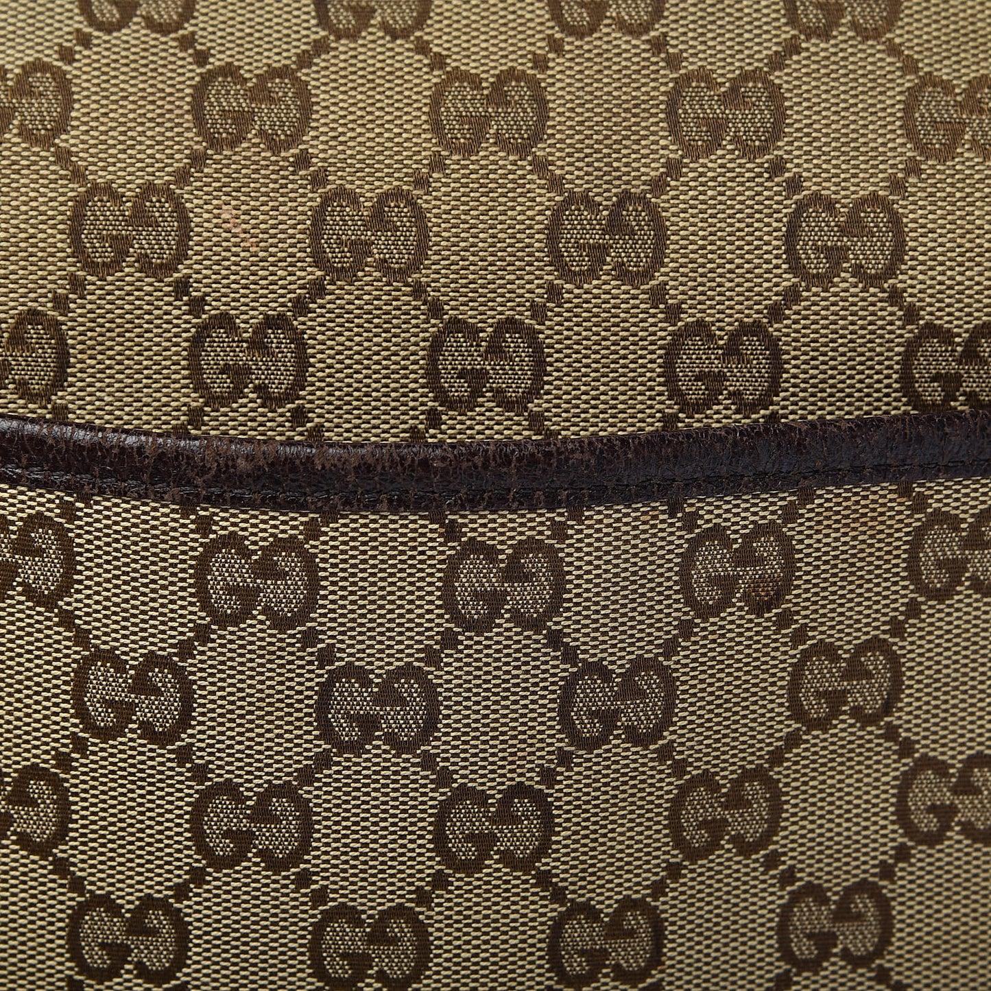 Monogram Natural Pigskin Large Diaper Bag Beige Ebony Cocoa Dark Chocolate