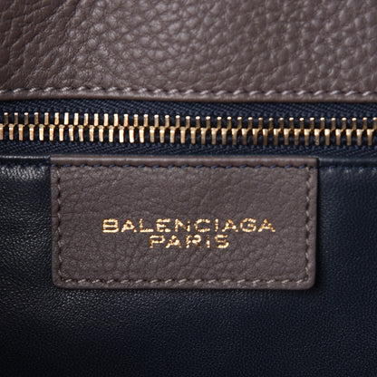 Balenciaga Grained Calfskin Tube L Clutch Grey 6 of 7