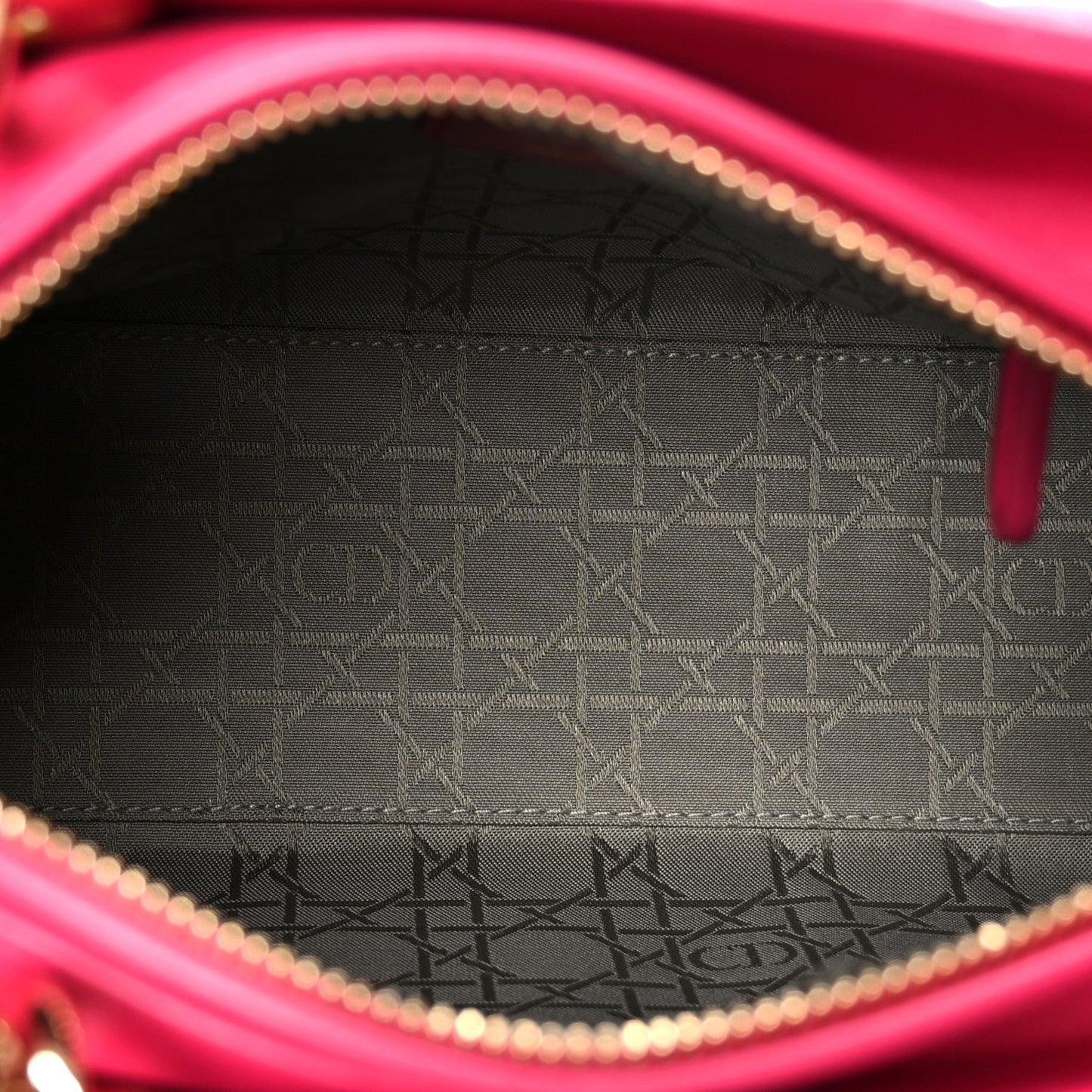 Lambskin Cannage Medium Lady Dior Pink