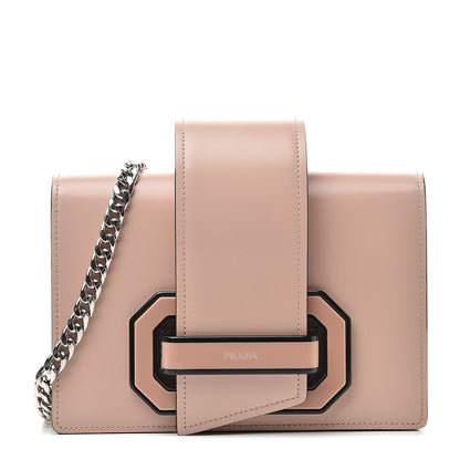 Prada Spazzolato Soft Calfskin Plex Ribbon Bag Pesco 1 of 11