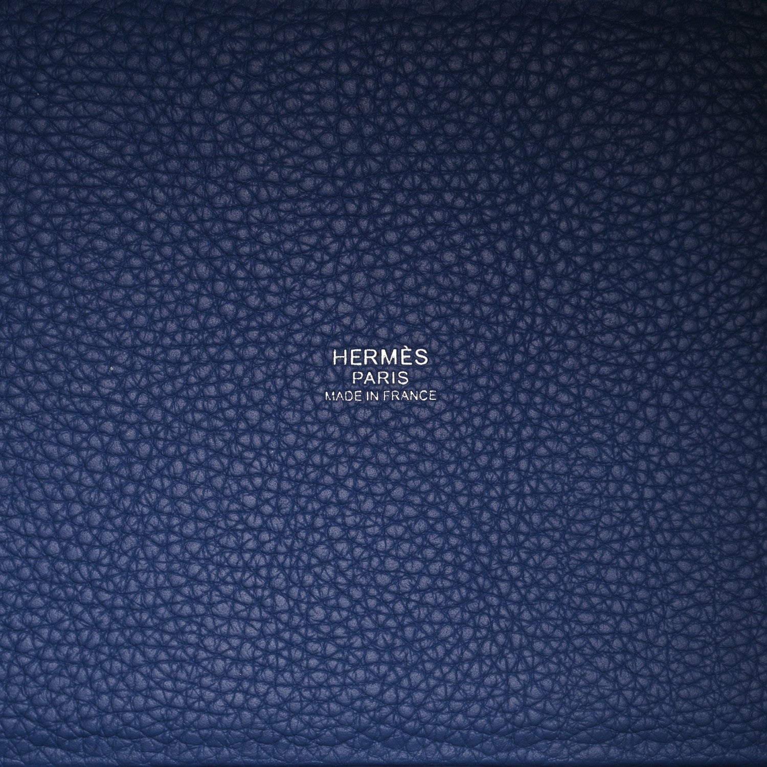 Hermes Taurillon Clemence Casaque Picotin Lock 18 PM Bleu Saphir Bleu Brighton 6 of 11