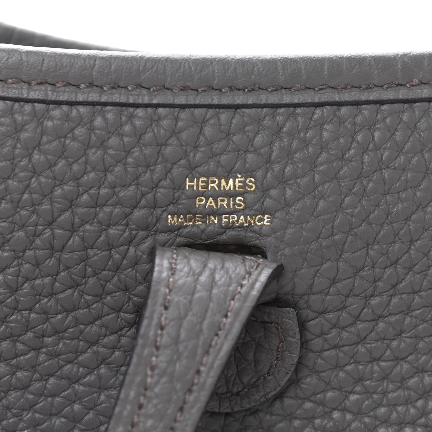 Hermes Taurillon Clemence Evelyne TPM Etain 6 of 9