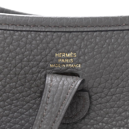 Hermes Taurillon Clemence Evelyne TPM Etain 6 of 9