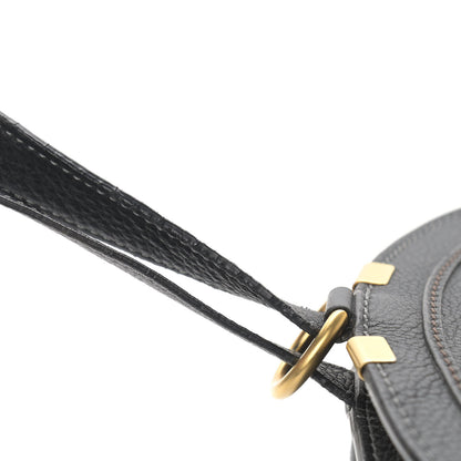 Chloe Calfskin Medium Marcie Round Crossbody Bag Black 11 of 12
