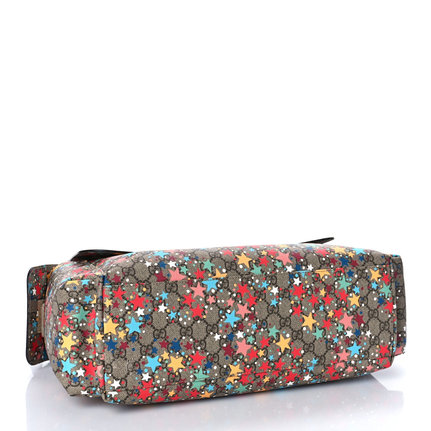 Gucci GG Supreme Monogram Star Print Diaper Bag Blue Multicolor 6 of 11