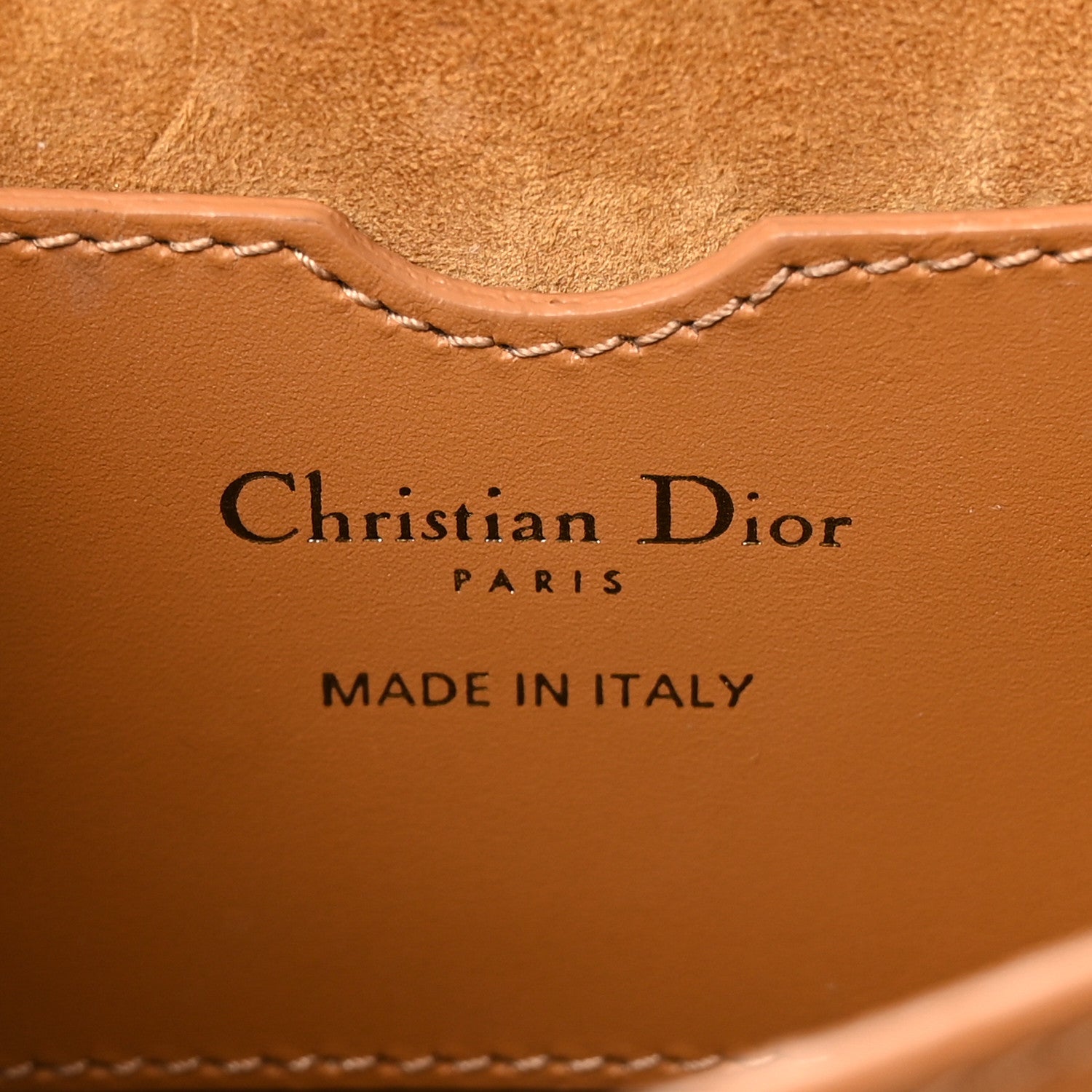 Christian Dior Box Calfskin Medium Bobby Flap Camel 7 of 11