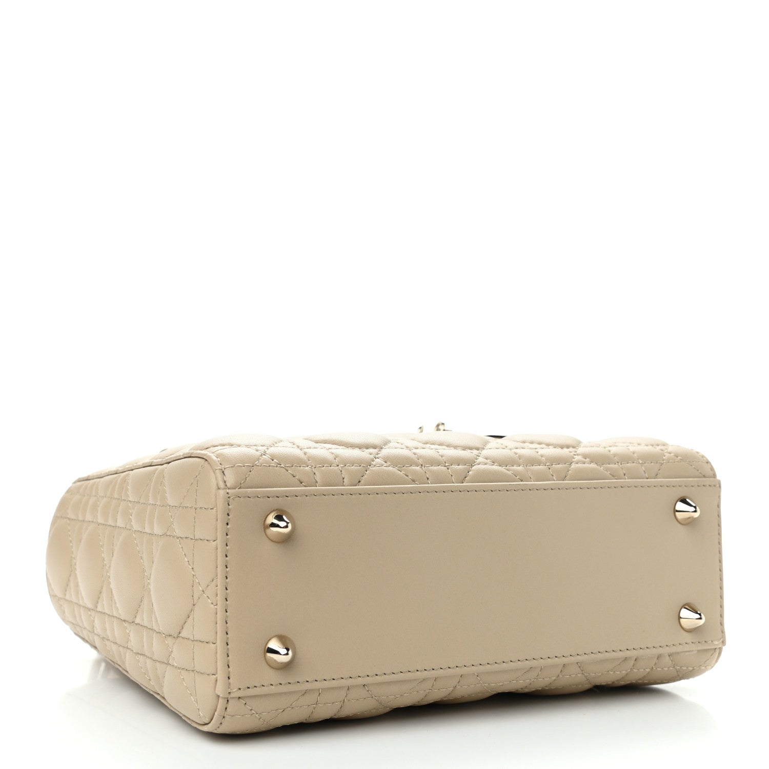 Christian Dior Lambskin Cannage Small My ABC Lady Dior Beige 4 of 10