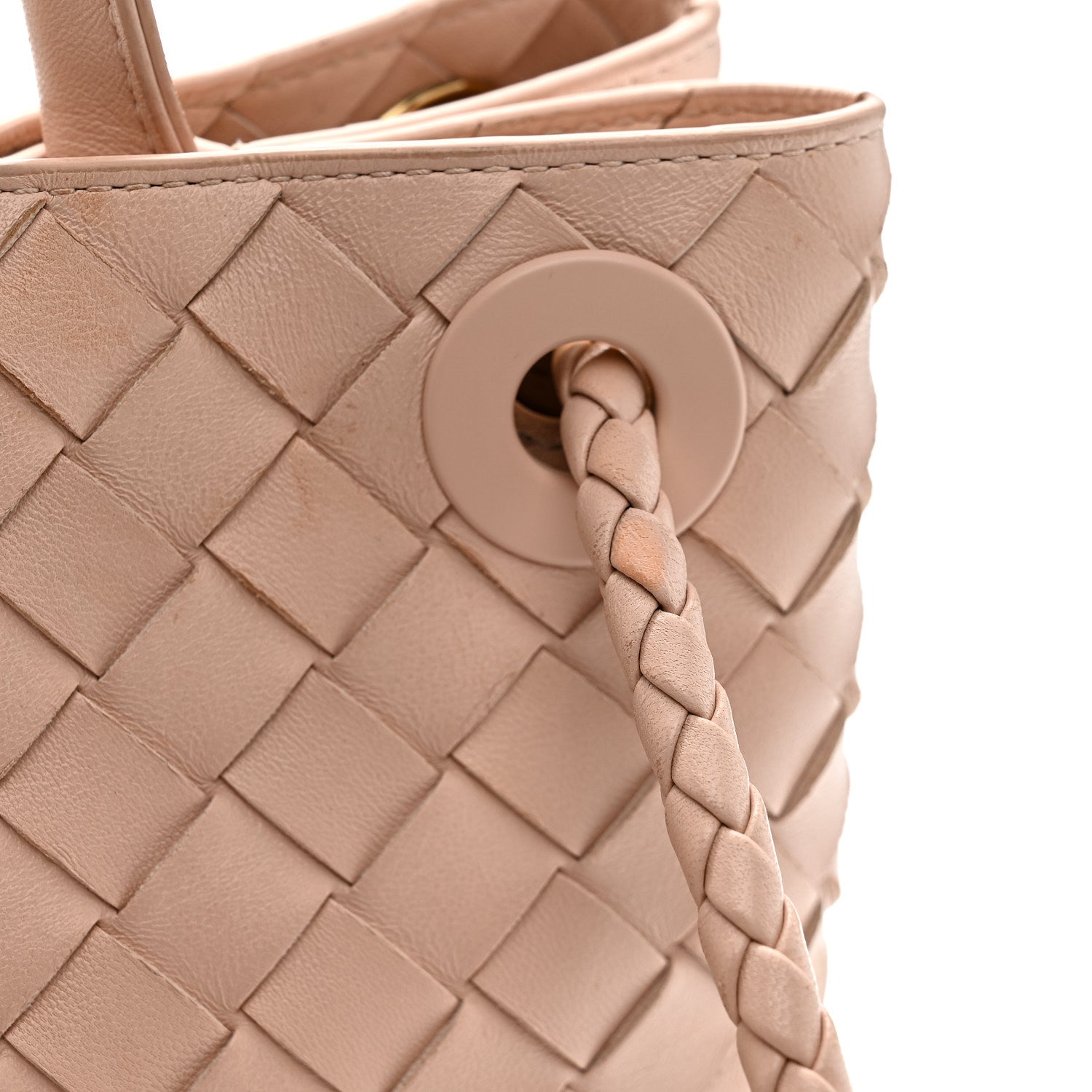 Bottega Veneta Nappa Intrecciato Small Andiamo Shoulder Bag Lotus 15 of 18