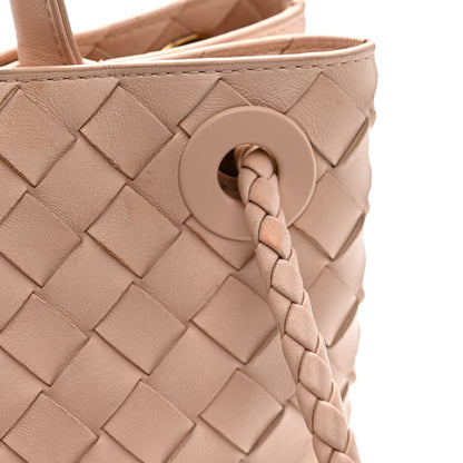 Bottega Veneta Nappa Intrecciato Small Andiamo Shoulder Bag Lotus 15 of 18