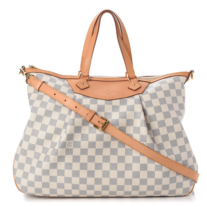 Louis Vuitton Damier Azur Siracusa GM 1 of 8