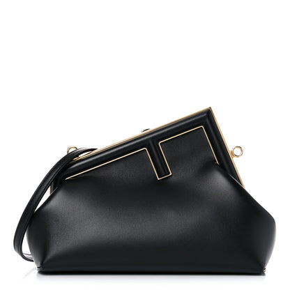 Fendi Shiny Nappa Small Fendi First Black 1 of 10
