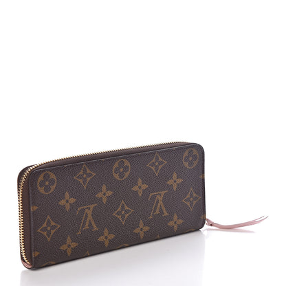 Louis Vuitton Monogram Clemence Wallet Rose Ballerine 3 of 7