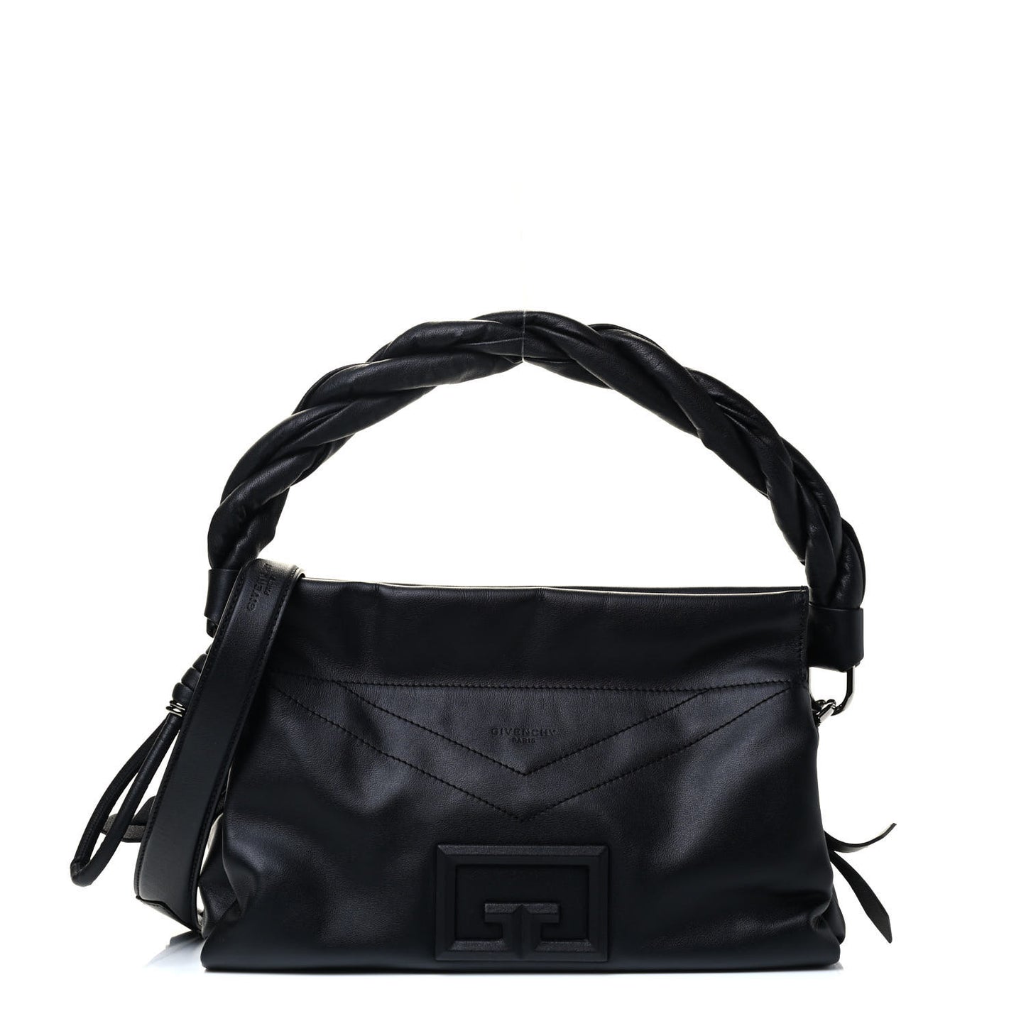 Calfskin Medium ID93 Satchel Black