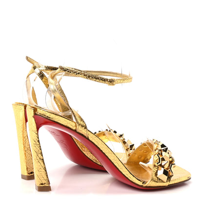 Christian Louboutin Specchio Asteroispikes 85 Sandals 36.5 Gold 5 of 9
