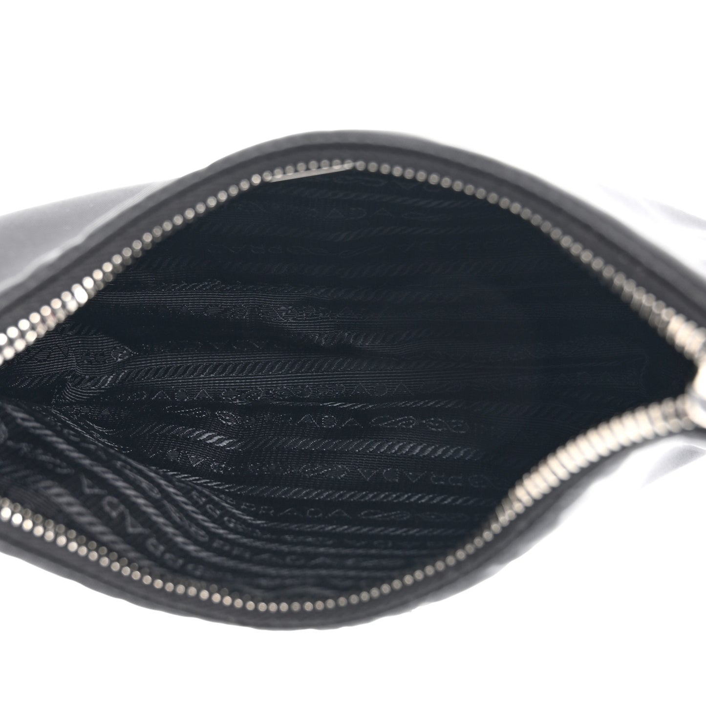 Tessuto Nylon Saffiano Mini Re-Edition 2005 Bag Black