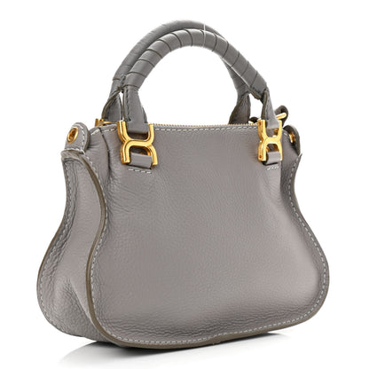 Chloe Calfskin Mini Marcie Satchel Cashmere Grey 3 of 11