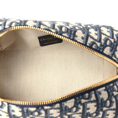 Christian Dior Oblique 30 Montaigne Cosmetic Pouch Blue 5 of 10