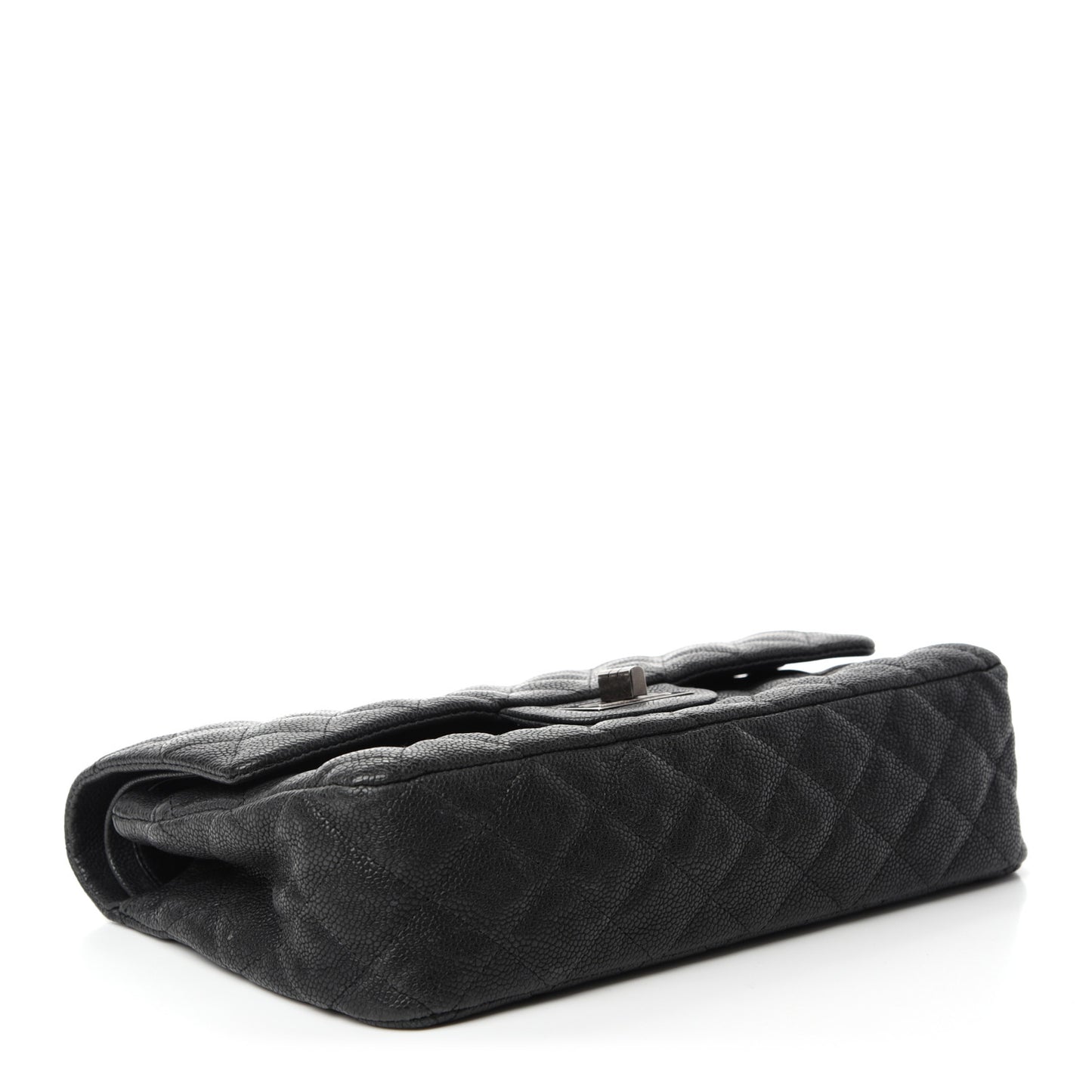 Washed Caviar Quilted 2.55 Reissue 225 Bijoux Chain Flap Black