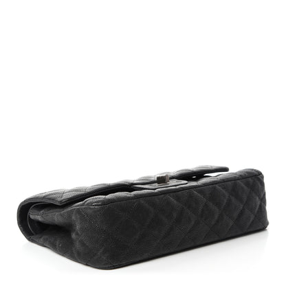 Chanel Washed Caviar Quilted 2.55 Reissue 225 Bijoux Chain Flap Black 4 of 13