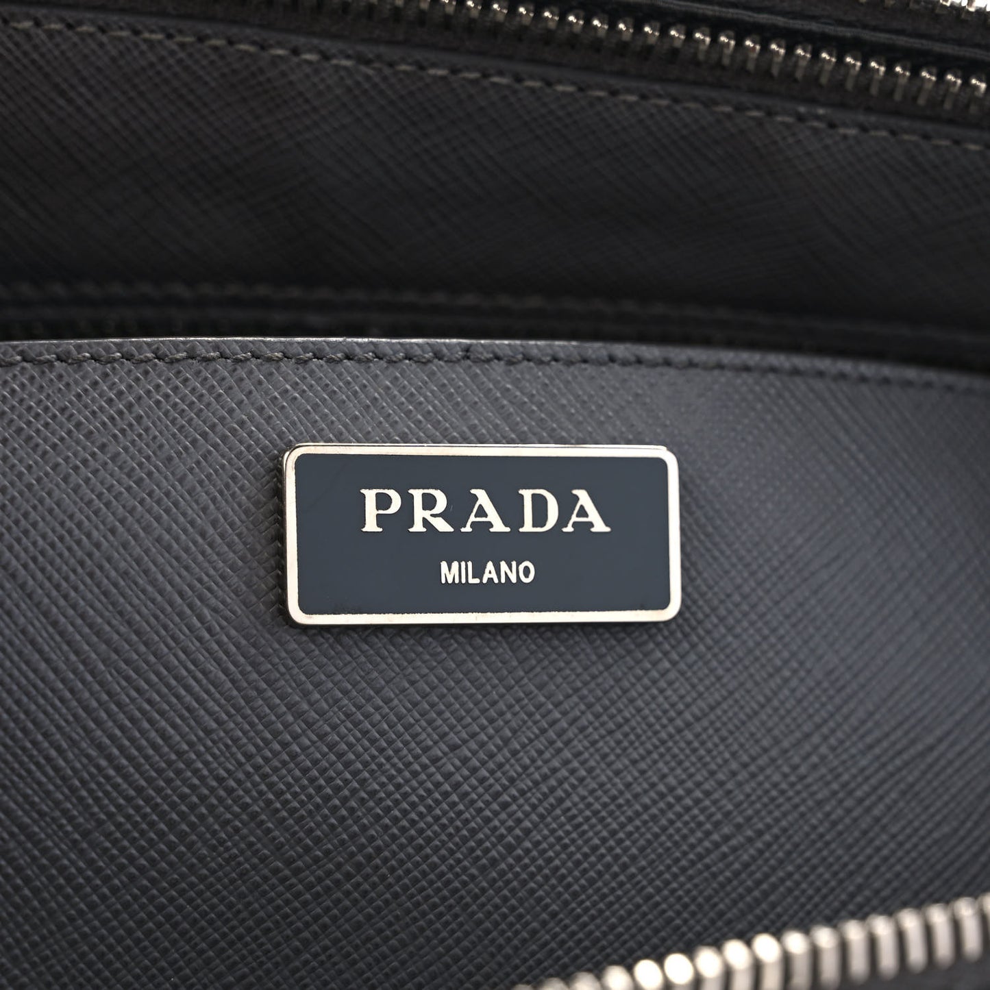 Saffiano Lux Galleria Front Pocket Tote Marmo