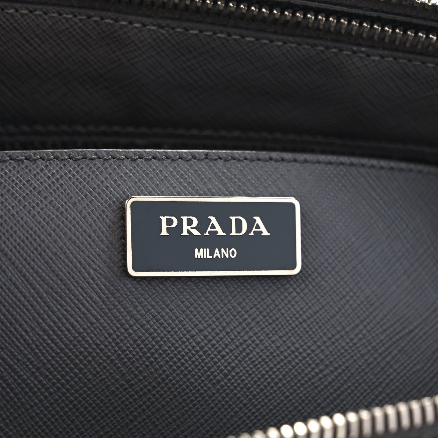Prada Saffiano Lux Galleria Front Pocket Tote Marmo 5 of 10