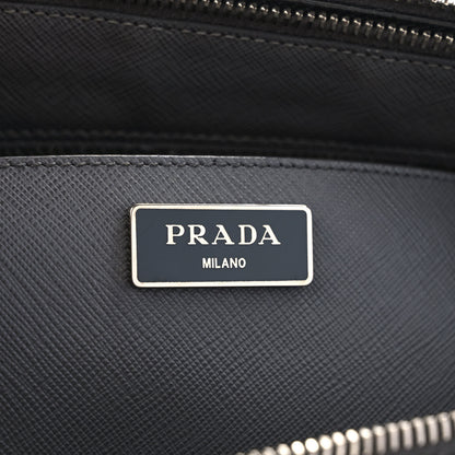 Prada Saffiano Lux Galleria Front Pocket Tote Marmo 5 of 10