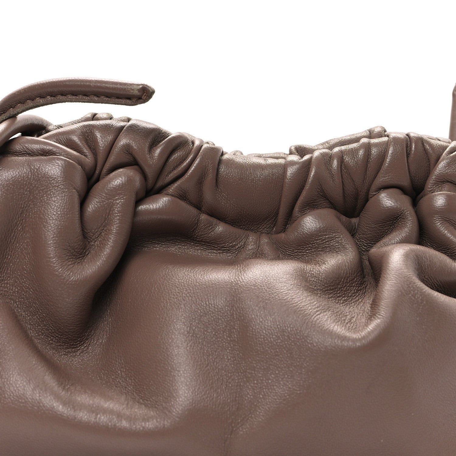 Mansur Gavriel Lambskin Cloud Mini Clutch Biscotto 7 of 9