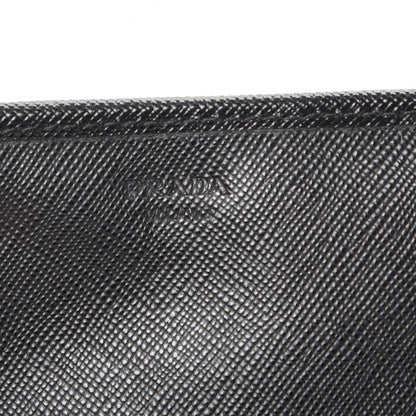Prada Saffiano Hibiscus Print Continental Flap Wallet Rosso 6 of 8