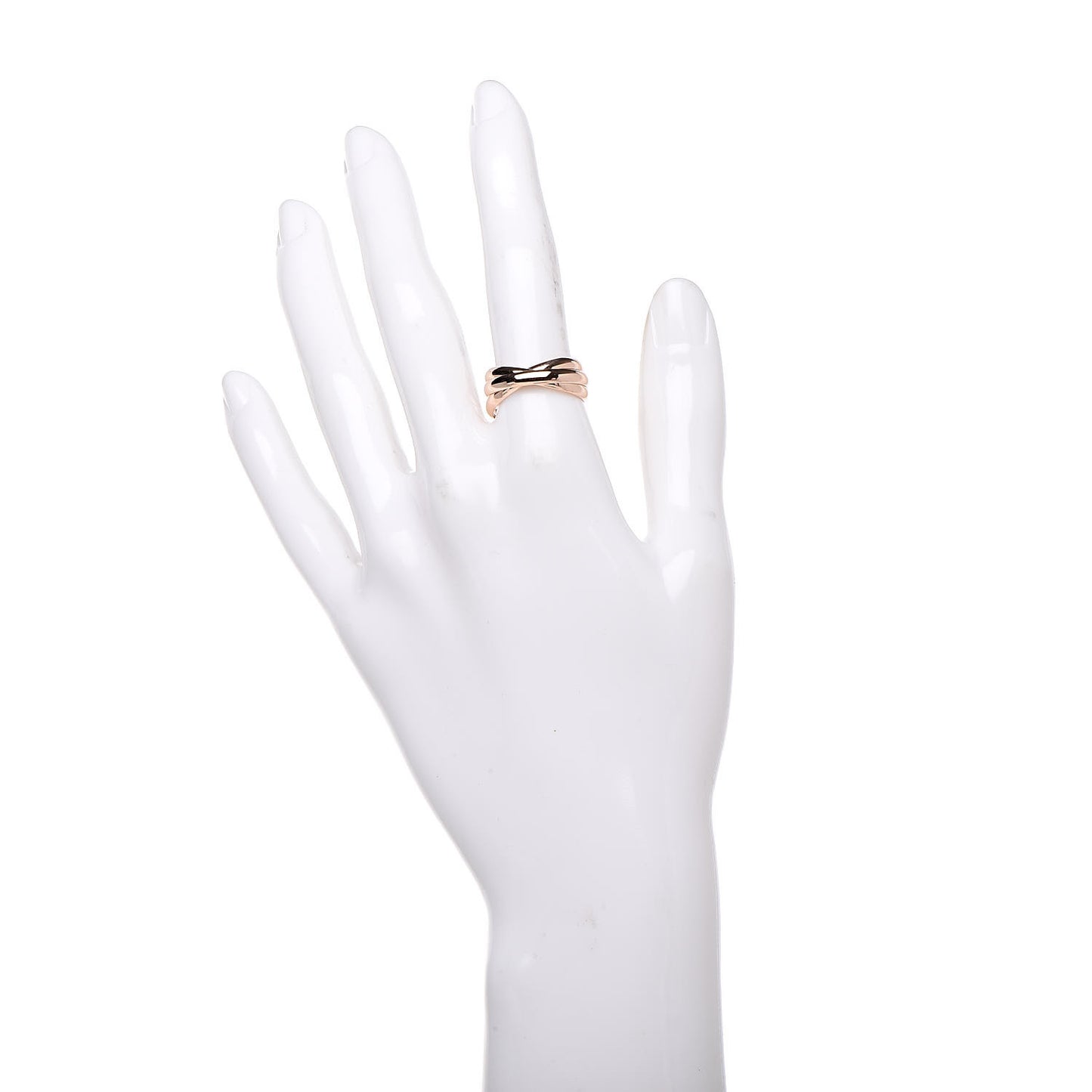 18K Pink Gold Small Trinity Ring 54 6.75