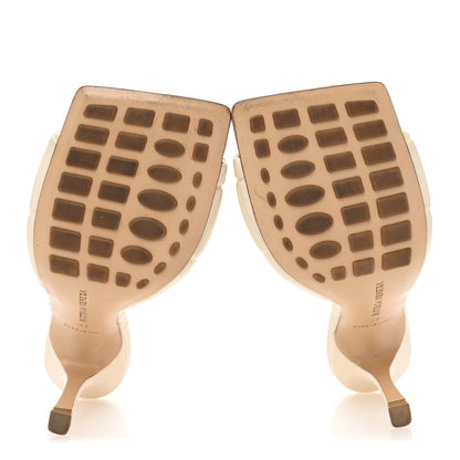 Bottega Veneta Nappa Quilted Rubber Lido Mule Sandals 37 Sea Salt 6 of 11