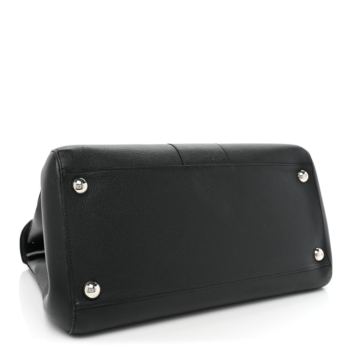 Grained Calfskin GM Brillant Satchel Black