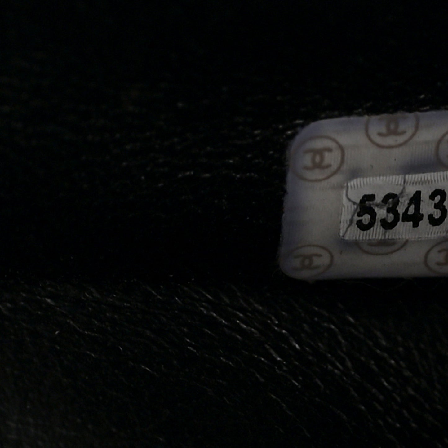 Caviar Quilted Flap Shoulder Bag Black