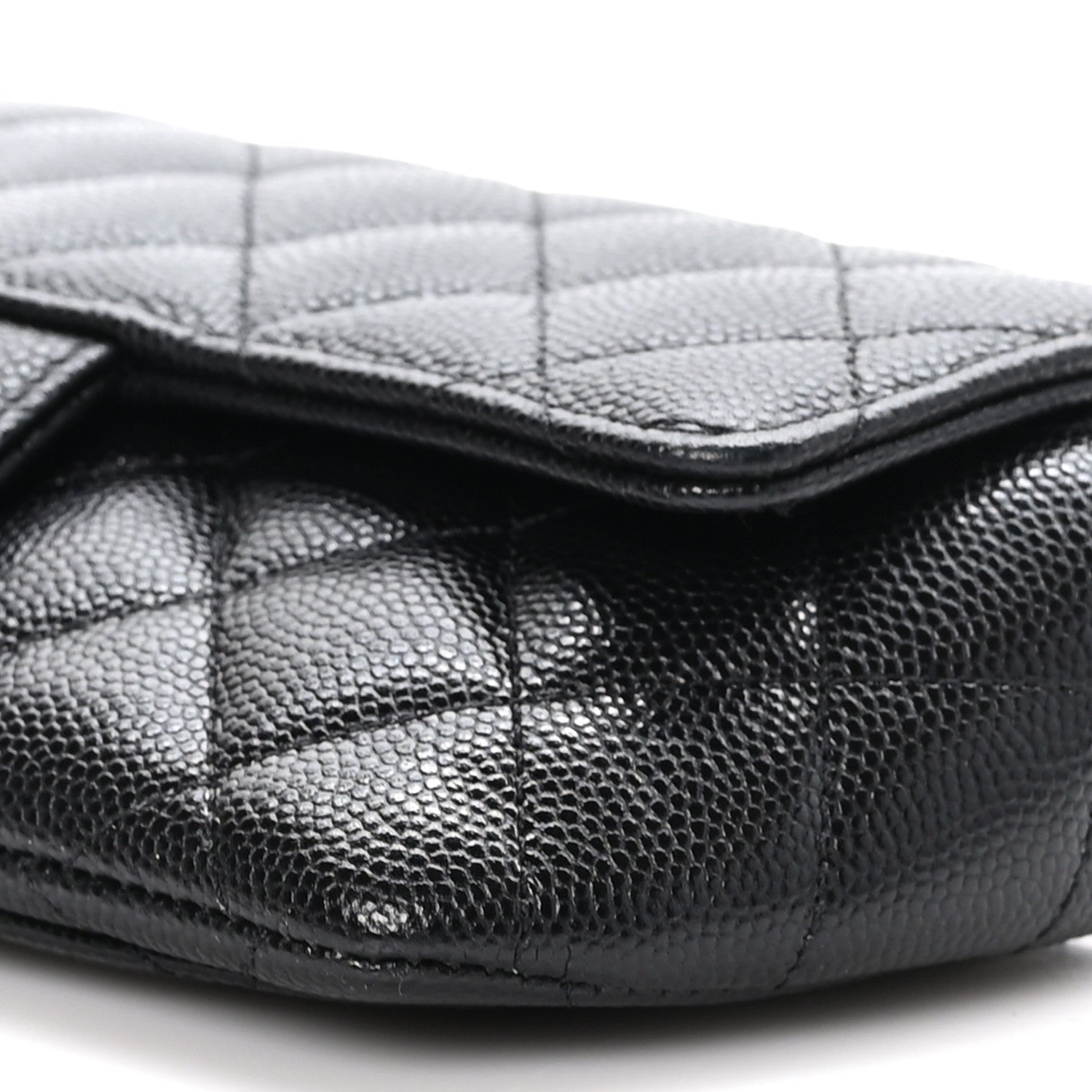Chanel Caviar Quilted Glasses Case With Chain Black 10 of 11