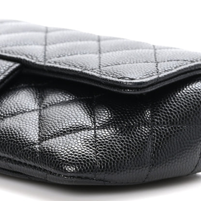 Chanel Caviar Quilted Glasses Case With Chain Black 10 of 11