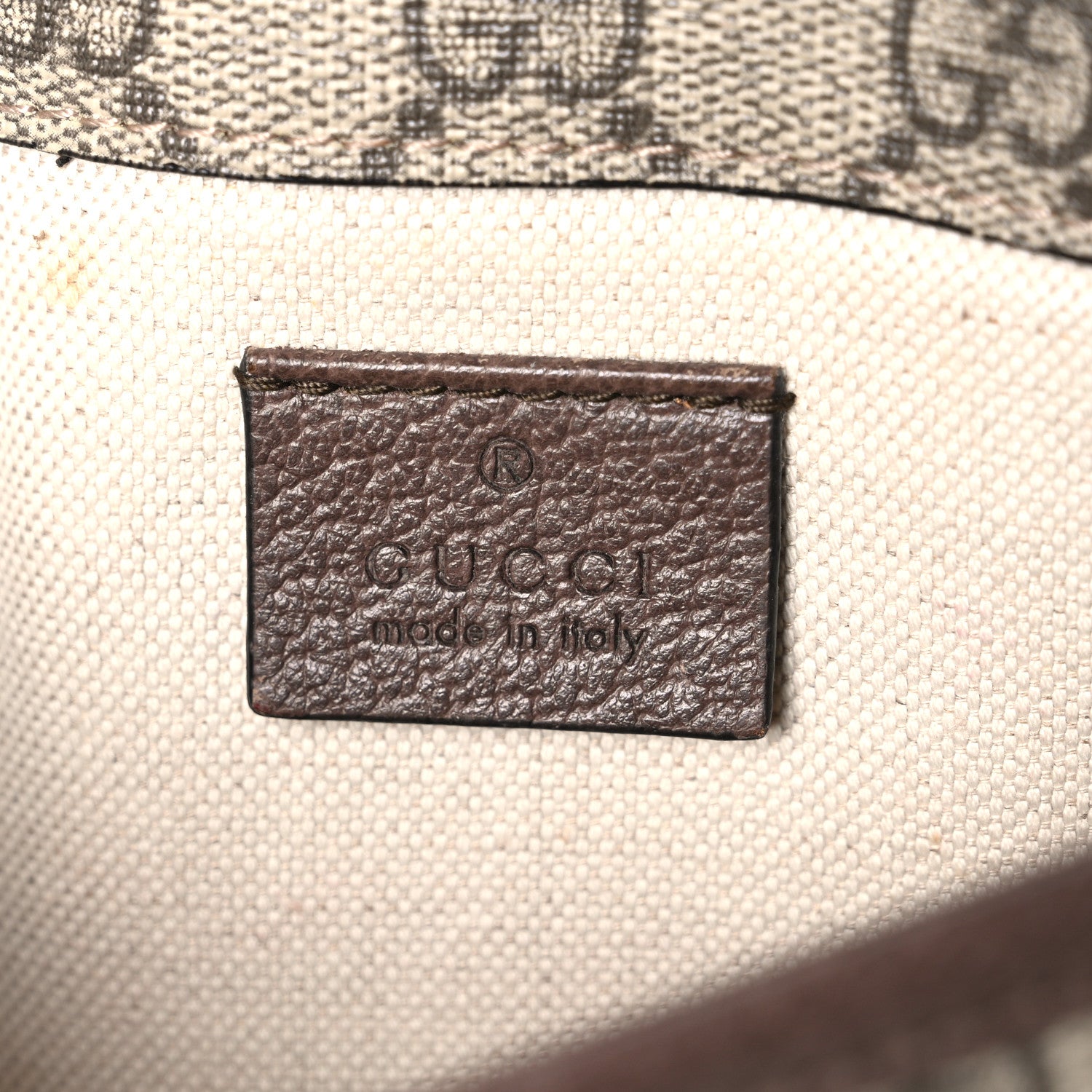 Gucci GG Supreme Monogram Neo Vintage Web Belt Bag Brown 6 of 11