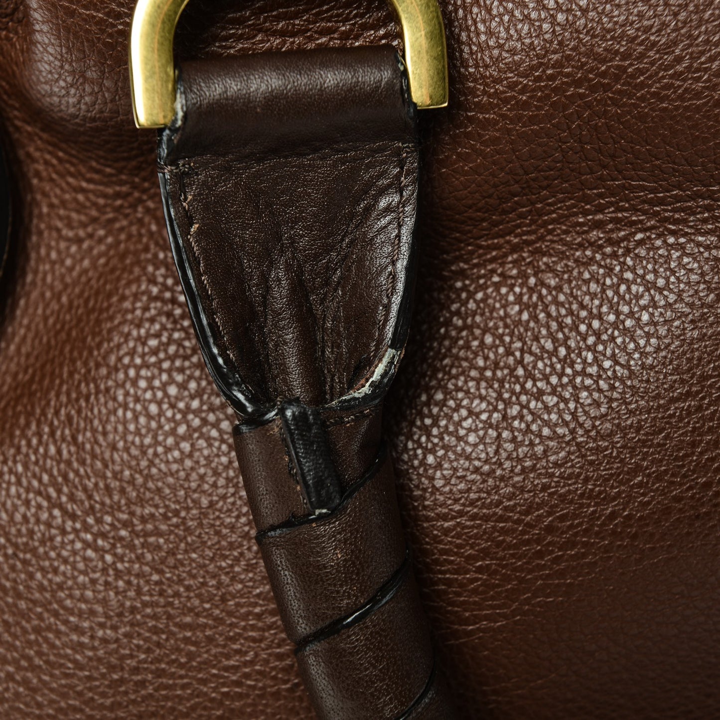 Calfskin Medium Marcie Satchel Ebony