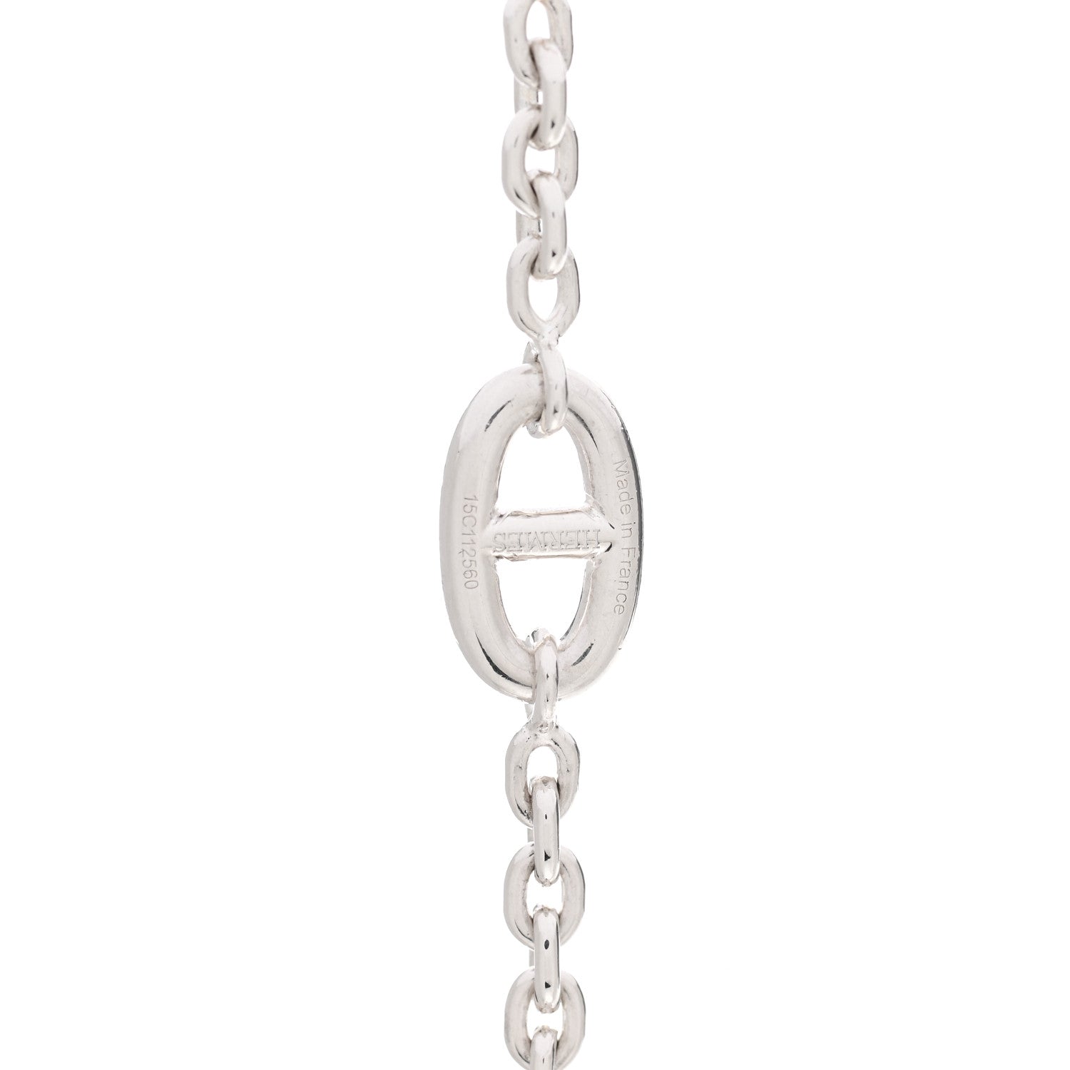 Hermes Sterling Silver Farandole Necklace 120 4 of 6
