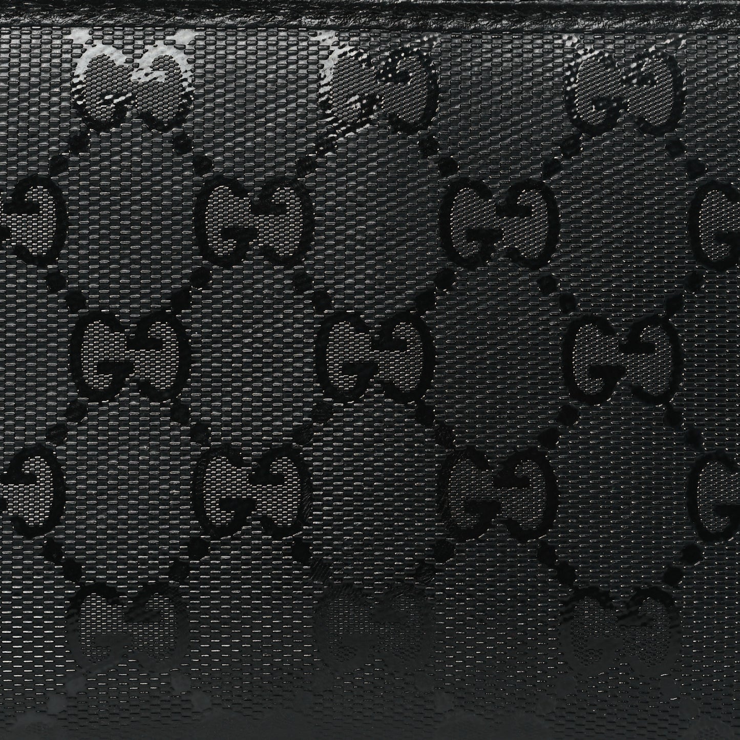 Imprime Monogram GG Pierce Zip Around Wallet Black