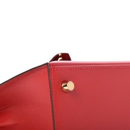 Hermes Epsom Kelly Sellier 25 Rouge Casaque 7 of 31