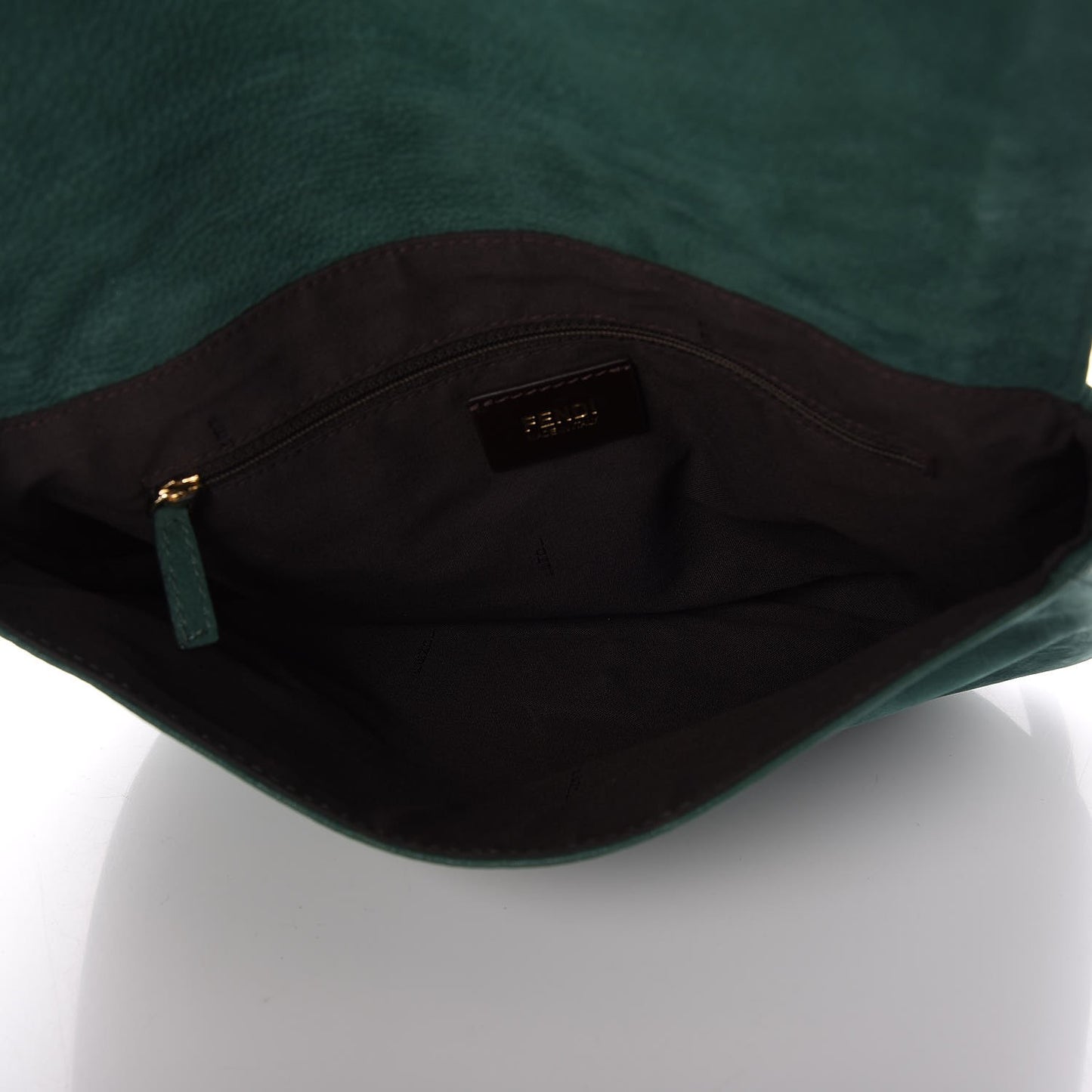 Metallic Calfskin Crossbody Green