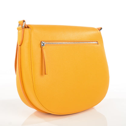 Celine Grained Calfskin Trotteur Messenger Saffron 5 of 11