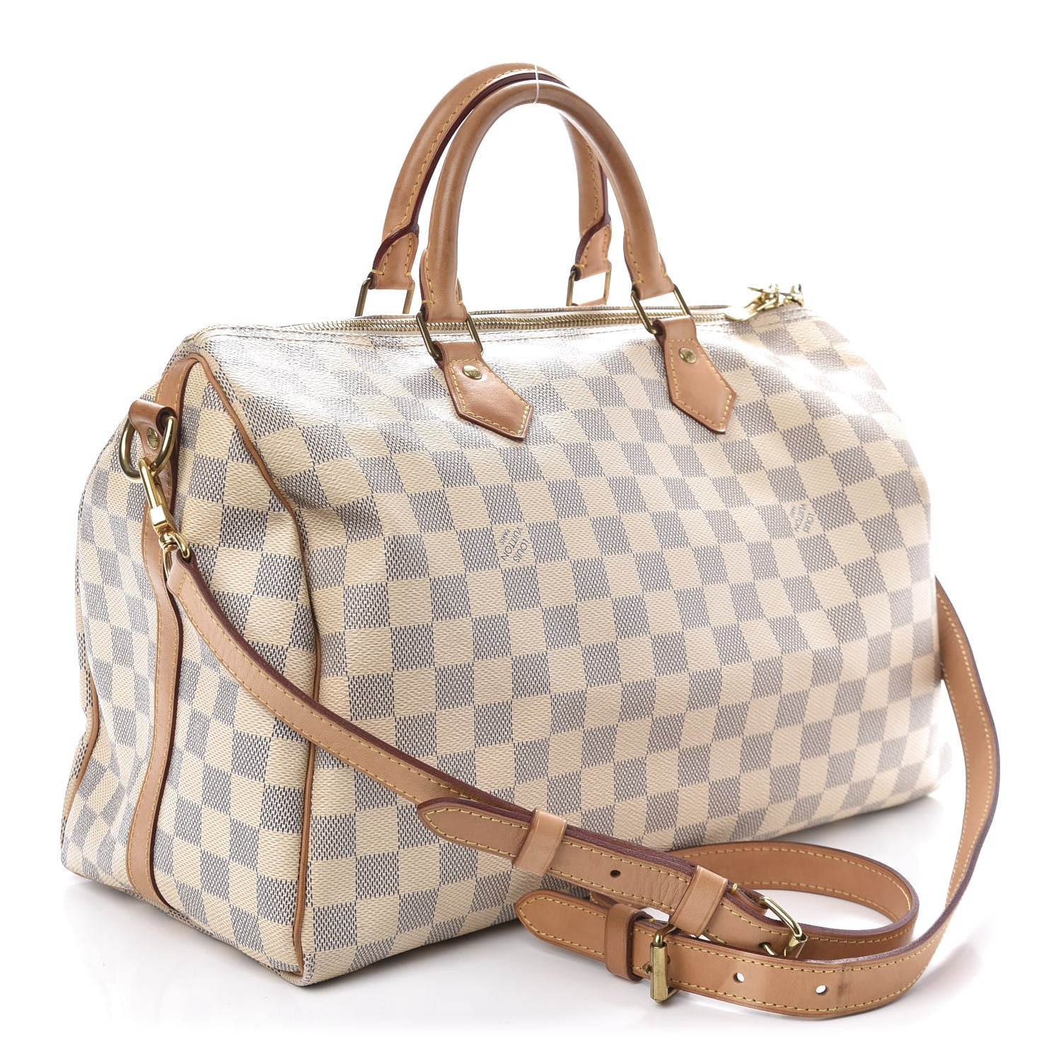 Louis Vuitton Damier Azur Speedy Bandouliere 35 3 of 10