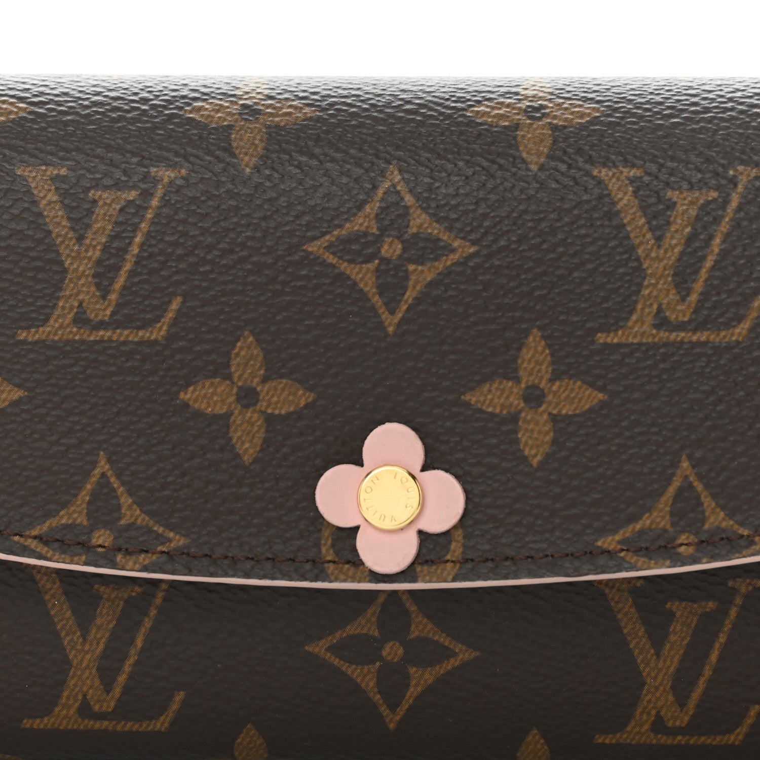 Louis Vuitton Monogram Bloom Flower Emilie Wallet Fuchsia 7 of 9