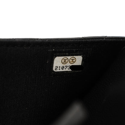 Chanel Lambskin Quilted Boy Wallet On Chain WOC Black 8 of 8